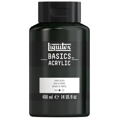 Imagen de Liquitex Basic Acrylic Tubo De Pintura Acrílica, 400 ML, Negro (Negro Marfil Nuevo)