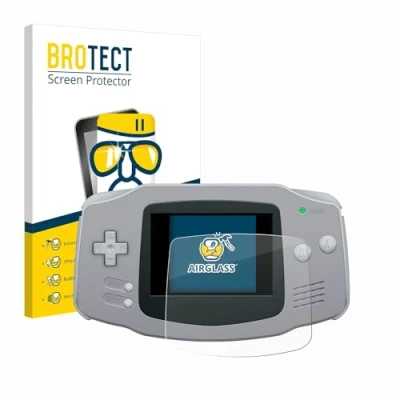 Imagen de BROTECT Protector Pantalla Cristal para Nintendo Gameboy Advance GBA Vidrio [Dureza 9H, Anti Arañazos]