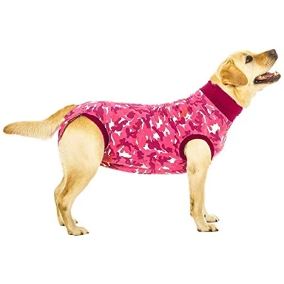 Imagen de Suitical Recovery Suit Perro, XXL, Camuflaje Rosa