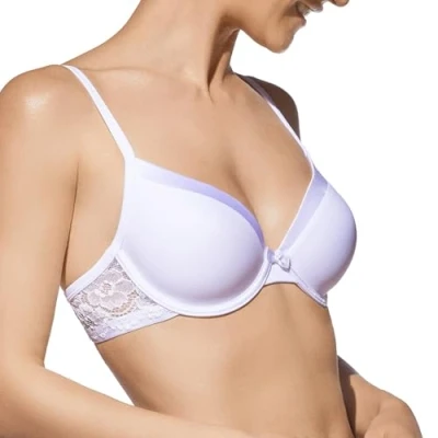 Imagen de Creaciones Selene Marina Sujetador con aros, Mujer, Talla: 80C, Blanco