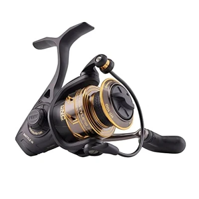 Imagen de PENN Battle III Spinning, Carrete de Pesca, carretes giratorios, Pesca Costera, Resistente, Giratorio Agua Salada para señuelos y Cebo, róbalo, abadejo, Bacalao, caballa, Wrasse,