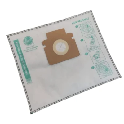 Imagen de Bolsas XL para aspiradora Hoover H91, original, microfibra, Pure EPA, carbonos activos, antiolores, filtrado extra, compatible con H ENERGY 300, 4 piezas