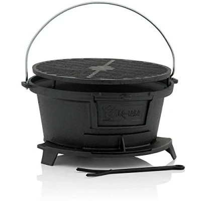 Imagen de BBQ Toro Parrilla de Hierro Fundido Estilo &quot;Hibachi&quot; I Parrillas Mesa Portátiles Mini Barbacoa
