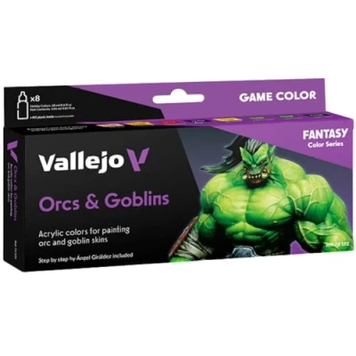 Imagen de Vallejo 72304 Game Color Colores Acrílicos, Orcs &amp; Goblins, 17 ml, 8 uds