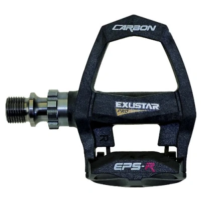 Imagen de Exustar Renn Clipless Pedales de Carretera, Negro, Talla única