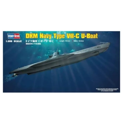 Imagen de HobbyBoss 83505 DKM Navy Type VII C Submarino alemán a Escala 1:350