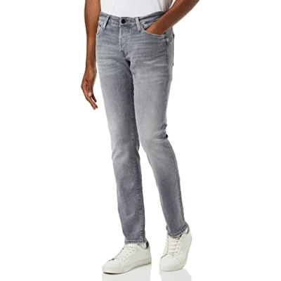 Imagen de JACK &amp; JONES Jjiliam Jjoriginal Am 010 Lid Vaqueros, Grey Denim, 28W / 32L para Hombre