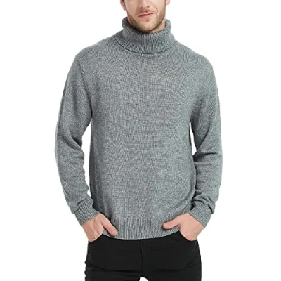 Imagen de Kallspin Jersey De Cuello Tortuga Mezcla Lana Merino para Hombre
