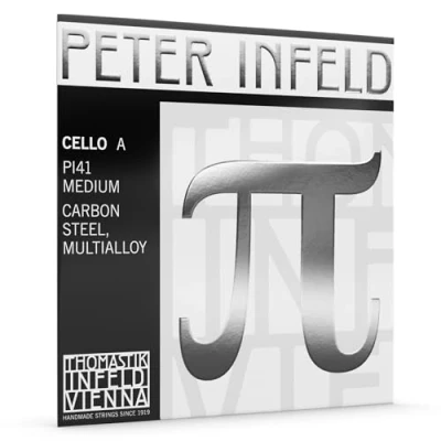 Imagen de Thomastik Peter Infeld Cuerda A para violonchelo 4/4 Medio alma de acero al carbono, entorchado Multi Alloy PI41