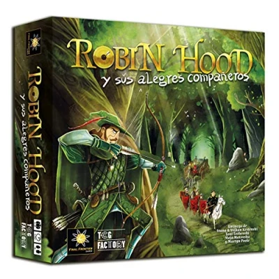 Imagen de TCG Factory ROBIN HOOD y SUS ALEGRES COMPAÑEROS Juego de mesa en español estrategia cooperativo para 1 a 5 jugadores