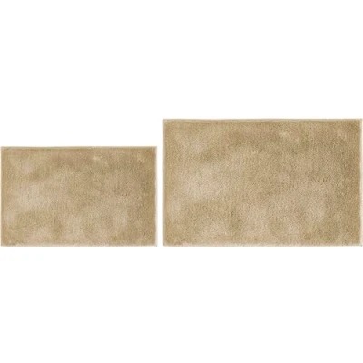 Imagen de andiamo Alfombra de baño Antideslizante Florida Suave y esponjosa Alfombrilla Lavable para Cuarto baño, Juego 2 Unidades, 40 x