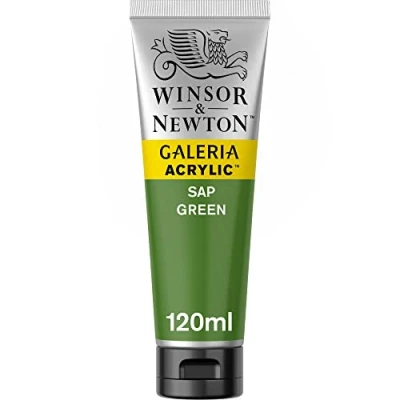Imagen de Winsor &amp; Newton Pintura Acrílica , 120 ml, Verde (Sap Green)