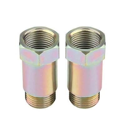 Imagen de Fydun Extensor del Sensor De Oxígeno, 2Pcs 45mm M18 * 1.5 O2 Extensión Spacer Bungs Adaptador Amarillo