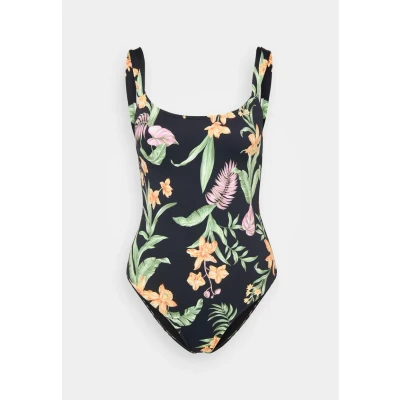 Imagen de Roxy Beach Classics One Piece Bañador, Mujer, Anthracite Island Escape, M
