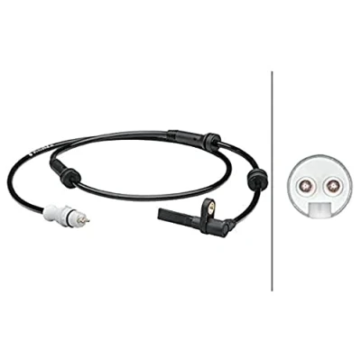 Imagen de HELLA 6PU 012 679 381 Sensor de ABS Eje delantero activo 2 FIAT: Punto II Hatchback