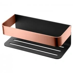 Imagen de IMEX Jabonera Rectangular MAYURA Negro Oro Rosa ADY007/NOR