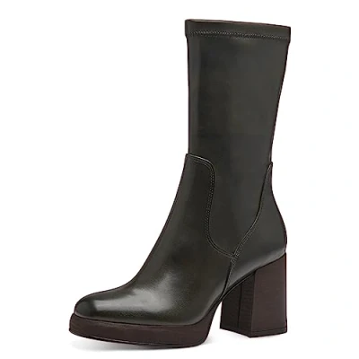 Imagen de MARCO TOZZI 2 25345 41, Botines de tacón Mujer, Verde Oliva, 39 EU