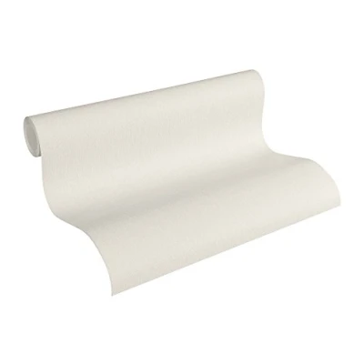 Imagen de Papel pintado Liso Hygge tejido no 10.05 m x 0.53 Crema Beige Fabricado en Alemania de A.S. Création 297310 2973 10