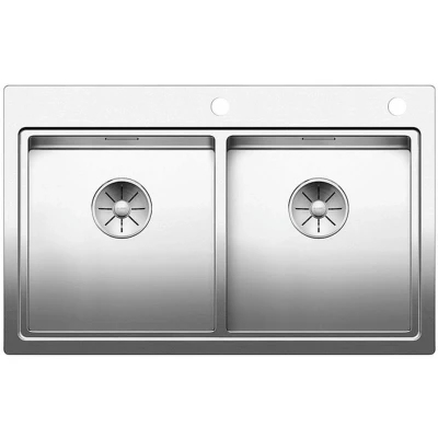 Imagen de Blanco 521663 Fregadero de cocina acero inoxidable, 80 cm Unterschrank