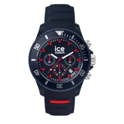 Imagen de ICE Watch chrono Dark blue Red Reloj azul para Hombre (Unisex) con Correa de polyamide 021425 (Medium)