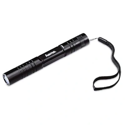 Imagen de Hama Regular Linterna LED, Unisex Adulto, Negro, 14.7 x 2 cm
