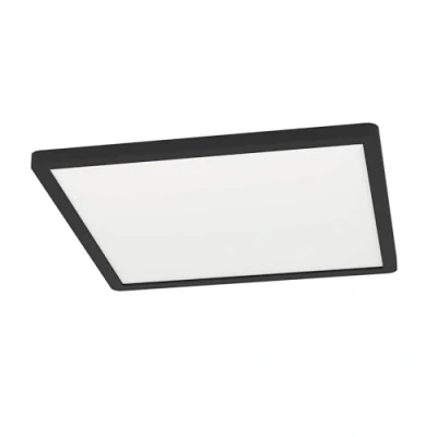 Imagen de Eglo connect.z Smart Home lámpara de techo LED Rovito Z, L x A 29,5 cm, ZigBee, control voz y la aplicación, blanco cálido frío, retroiluminación RGB, regulable, negra