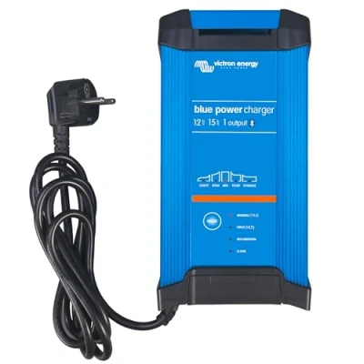 Imagen de Victron Energy Blue Smart IP22 12 Voltios 15 amperios 230V, Cargador de Batería Salida Única CEE 7/7, Bluetooth