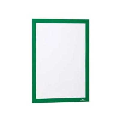 Imagen de Durable 487205 Marco informativo Duraframe (A4, autoadhesivo con cierre magnético) 2 unidades, verde