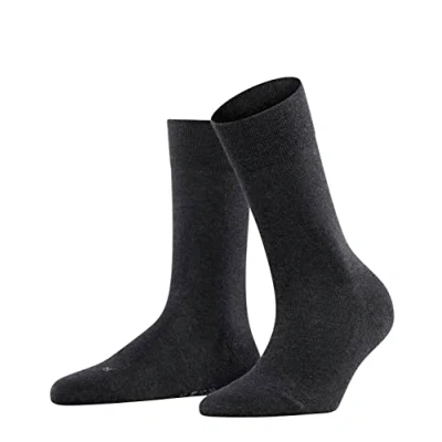 Imagen de FALKE Sensitive London W SO algodón con cinturilla de confort 1 par, Calcetines Mujer, Gris (Anthracite Melange 3080) nuevo ecológico, 39 42