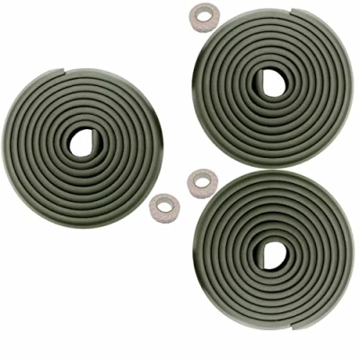 Imagen de HIMRY 15 Metros Protector Borde Espuma Forma de L para Mesa Borde, anticolisión Tira Bebés y niños, Seguridad niño Bebe, 3x5m, Negro, KD7000 Black