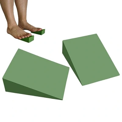 Imagen de Squat Wedge para sentadillas elevadas con talón Cuña de yoga antideslizante, ligera y portátil Bloques duraderos entrenamiento en el hogar fitness, flexiones, levantamiento Cenrf