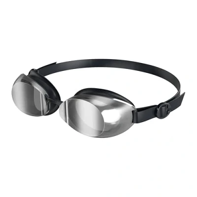 Imagen de Speedo Gafas de natación Jet 2.0, para nadar, Visión óptima Unisex Adulto, Negro/cromo, One Size