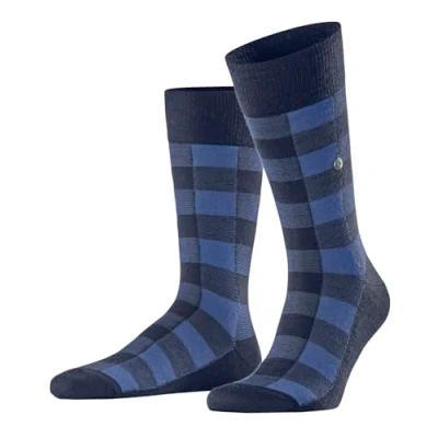 Imagen de Burlington Buffalo Check M SO lana estampado 1 par, Calcetines Hombre, Azul (Royal 6879), 40 46