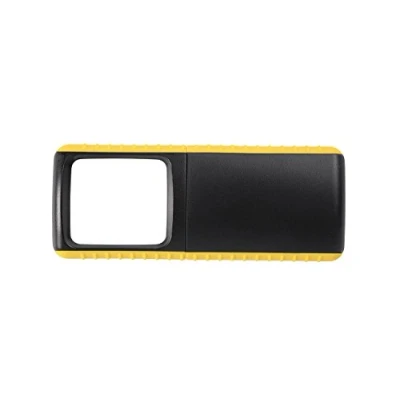 Imagen de Wedo Outdoor Lupa rectangular iluminada, con pilas, color amarillo