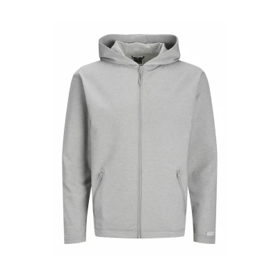 Imagen de Jack &amp; Jones Sudadera con cremallera, Hombre, Talla: XL, Light grey melange