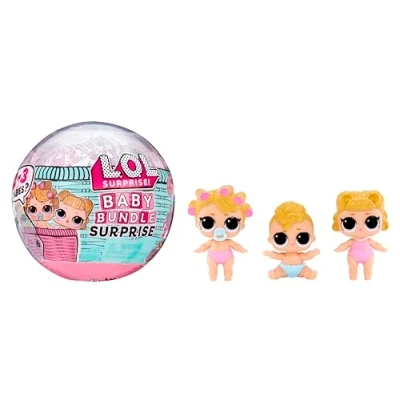 Imagen de L.O.L. Surprise! Baby Bundle Surprise Muñecas Coleccionables con Tema de Bebé Gemelos, Trillizos o Mascotas Sorpresa Agua 2 3 Incluidas para Niñas +3 Años