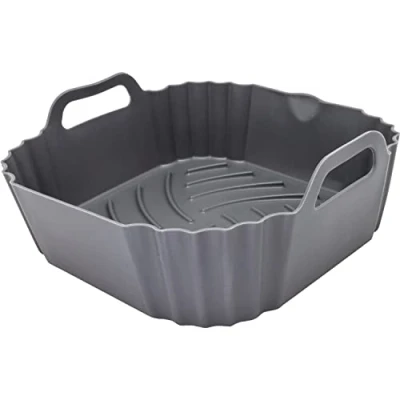 Imagen de Bandeja Reutilizable de Silicona para Freidora Aire, Air Fryer, Molde