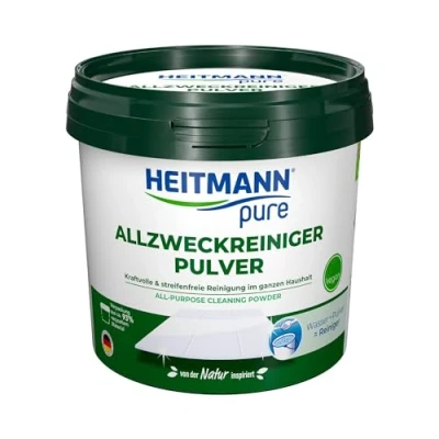 Imagen de HEITMANN pure Limpiador multiusos en polvo Limpieza potente y sin rayas de superficies suelos todo el hogar 300 g