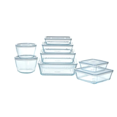 Imagen de Pyrex Oven Dishes with lid Cook &amp; Freeze 8 Piece
