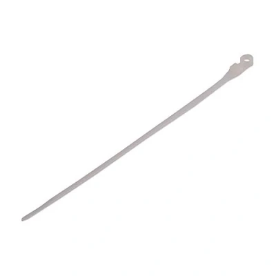 Imagen de Poly Pool PP7560Q Juego de 25 bridas ojal, diámetro 5,5 mm, para cableado interior equipos eléctricos, 4,3 mm x 220 sujeción máx. 45 blanco