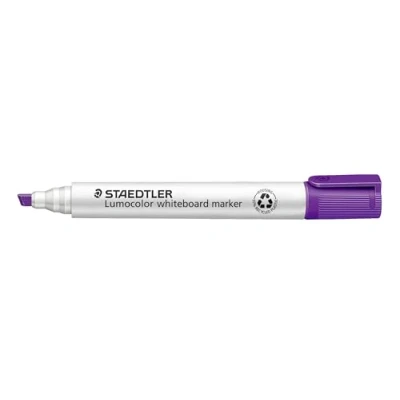 Imagen de Staedtler Lumocolor 351 B 6. Rotuladores para pizarra blanca de color violeta. Caja con diez unidades.