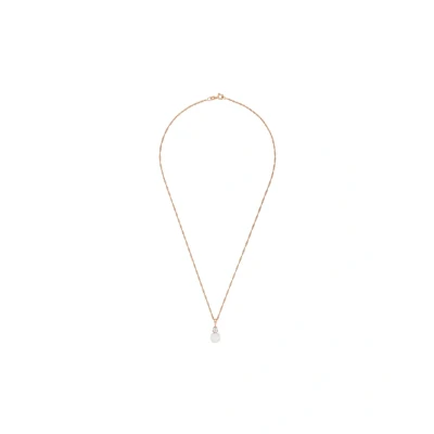 Imagen de Amor Collar con colgante de señora plata ley 925, sintetizador circonitas cúbicas, cuenta cera, 45 cm, color rosa, Se entrega en caja regalo joyería,