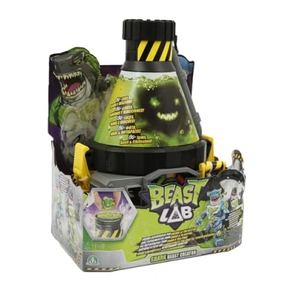 Imagen de BEAST LAB Laboratotio Bio Beast, Juguete Interactivo científico, Ingredientes para Hacer Mezclas y Figura articulada de una Bestia, Juego con Sonido Luces, +5 años, Famosa (BTL00000)