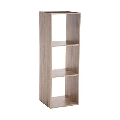 Imagen de 5 Five 83190 Estanteria Madera para 3 Cajas Organizadoras, 34.4x32x100.5 cm, Multicolor