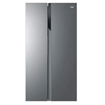 Imagen de Frigorífico americano Haier SBS 90 Series 3 HSR3918ENPG, No Frost, 177 cm, 528 l, Motor Inverter, Inox