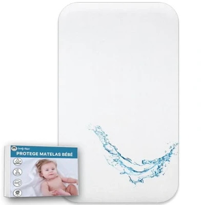 Imagen de Lovely Hippo Protector de colchón impermeable (50 x 83 cm, 100% impermeable)