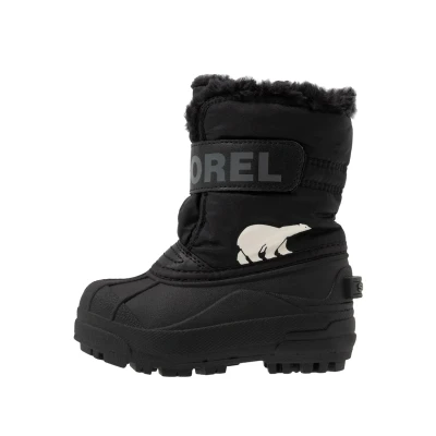 Imagen de Sorel Snow Commander Boot, Botas de Invierno Unisex niños, Black Charcoal 2023, 29 EU