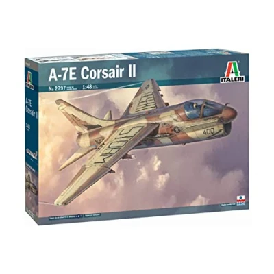 Imagen de Italeri 1:48 A 7E Corsair II, réplica Fiel, modelismo, Manualidades, aficiones, Pegar, Kit plástico, Montaje (2797S)