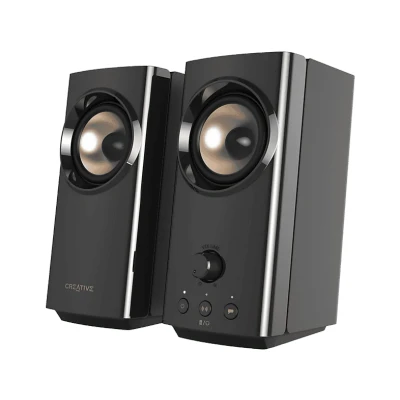 Imagen de Altavoces para PC Creative T60, Bluetooth, Hasta 60 W, Audio USB C, Sound Blaster, Negro