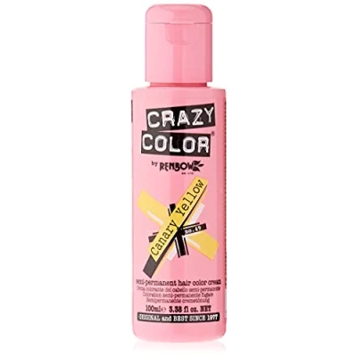 Imagen de Crazy Color Canary Yellow Nº 49 Crema Colorante del Cabello Semi permanente